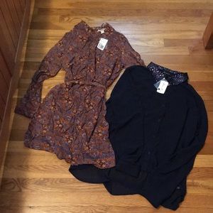 Lot of 2 Forever 21 dress & top SZ. L
